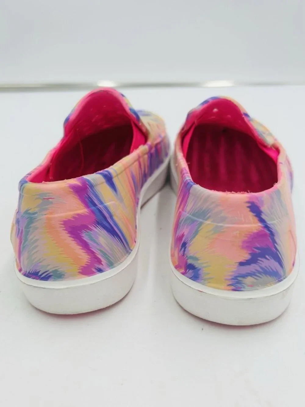 Wonder Nation Girls Cutout Eva Loafer Swim Shoes Multicolor Girl Size 2-3